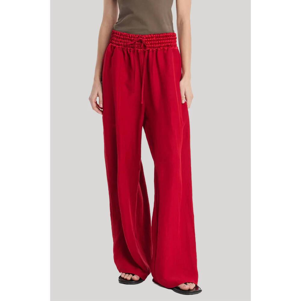 NEW MARIA MCMANUS basketball trouser in scarlet